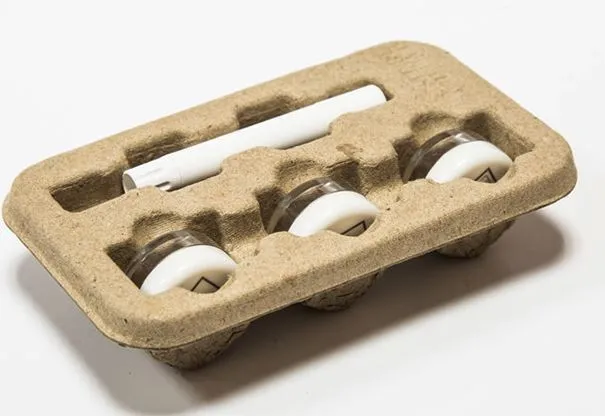 Molded Fiber For Cosmetic Product